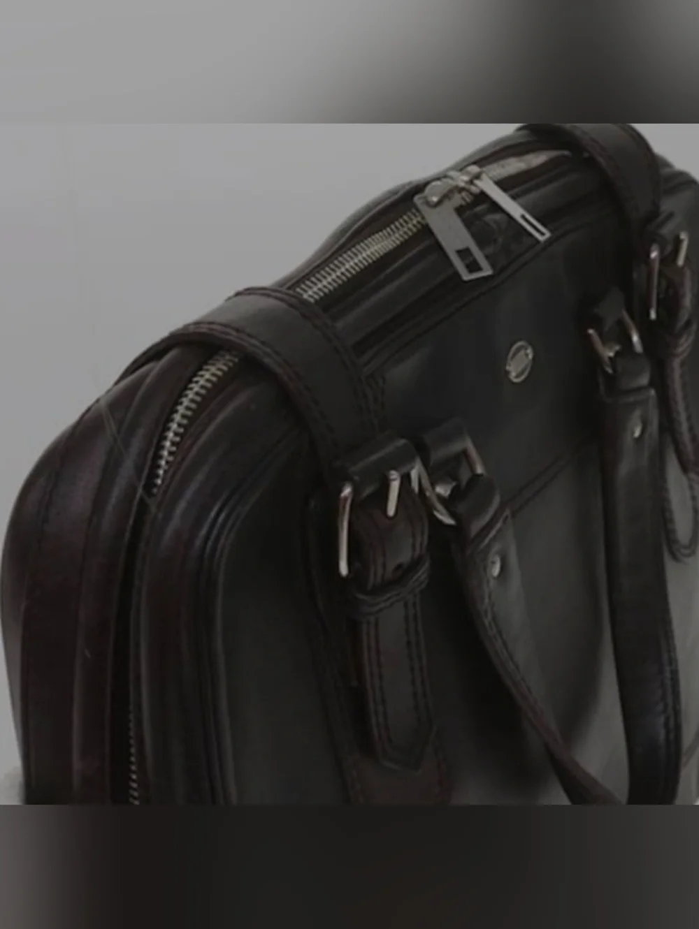 BALENCIAGA Black Beauty Travel Bag leather suitcase carry on luggage Overnight - Picture 4 of 14